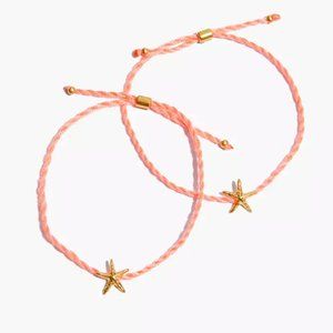 Madewell Starfish Friendship Bracelet Set